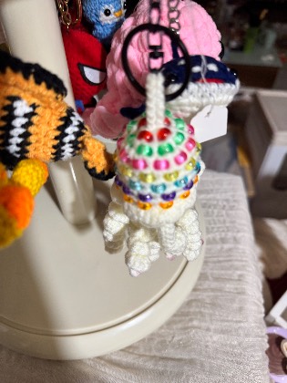 Jelly fish crochet keepsake