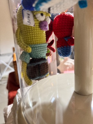 Bikini bottom crochet keepsake